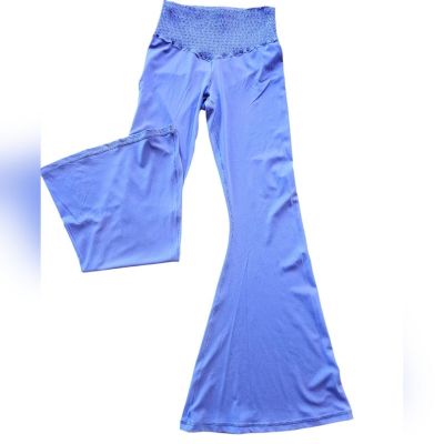 Offline by Aerie Flare Leggings Women Large Yoga Workout Smock High Waist Blue